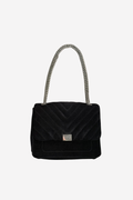 CLAUDIE PIERLOT - Sac bandoulière en velours matelassé