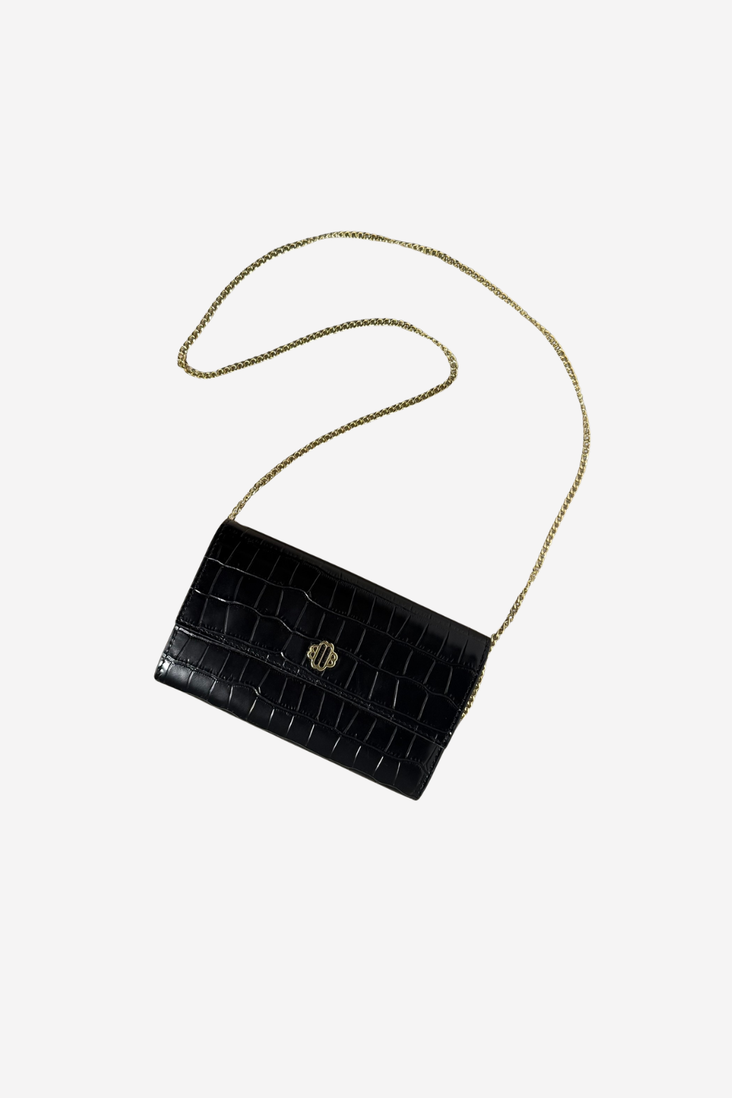 MAJE - Sac bandoulière effet croco