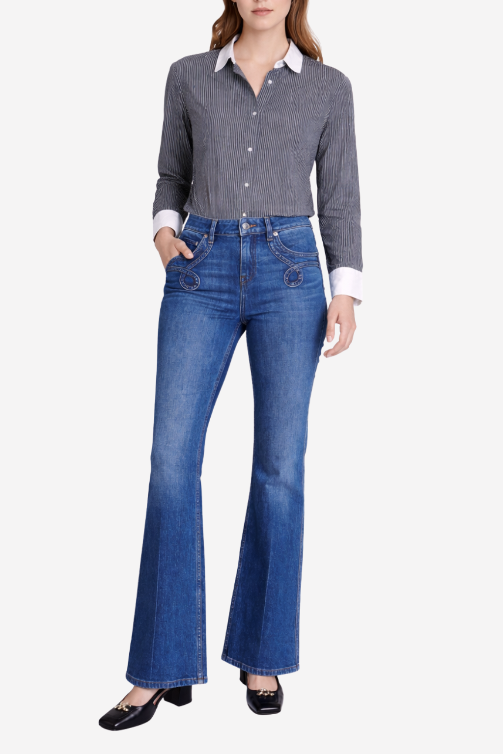 MAJE - Jean flare T38