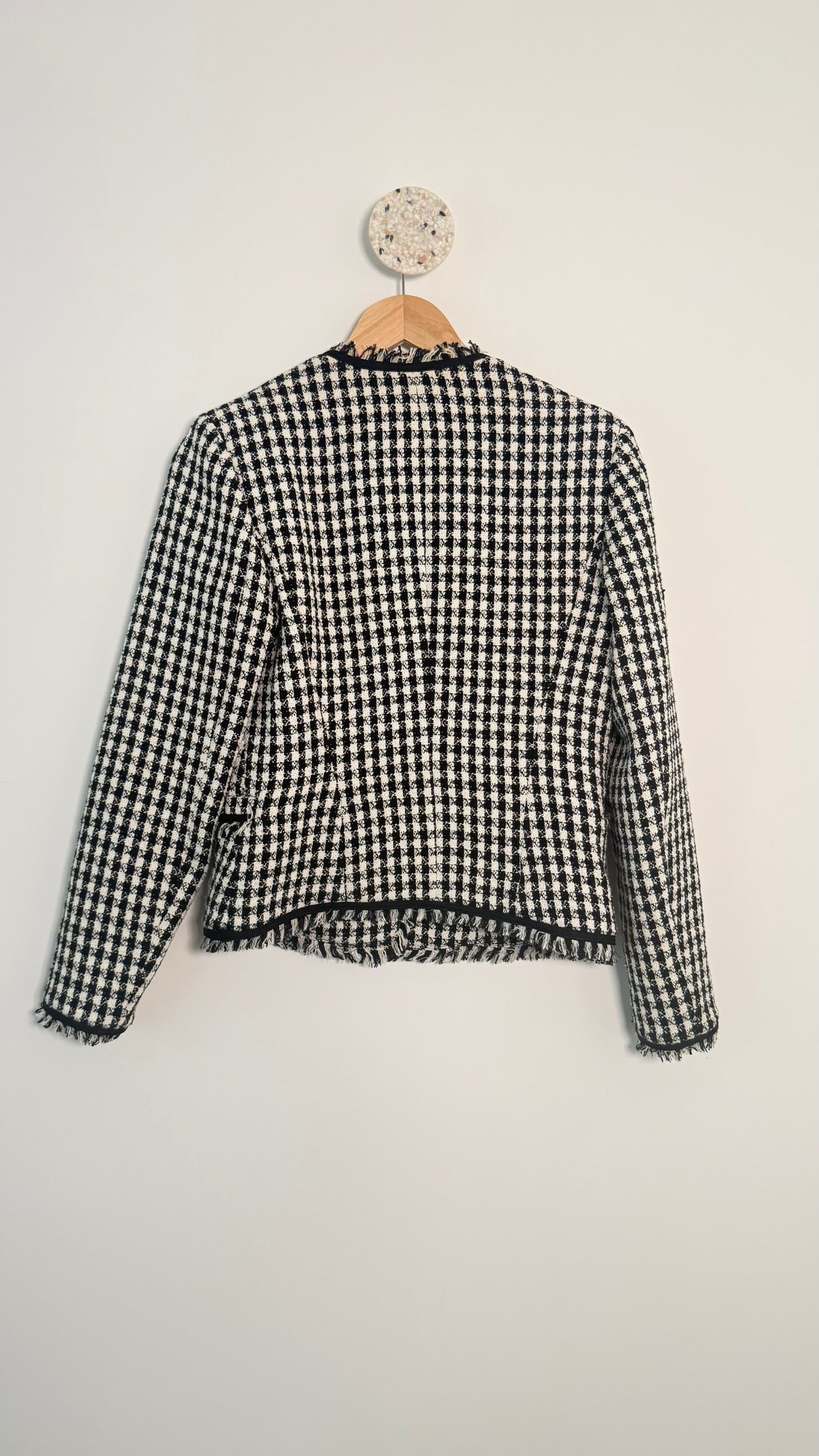 CLAUDIE PIERLOT - Veste noire et écrue T36