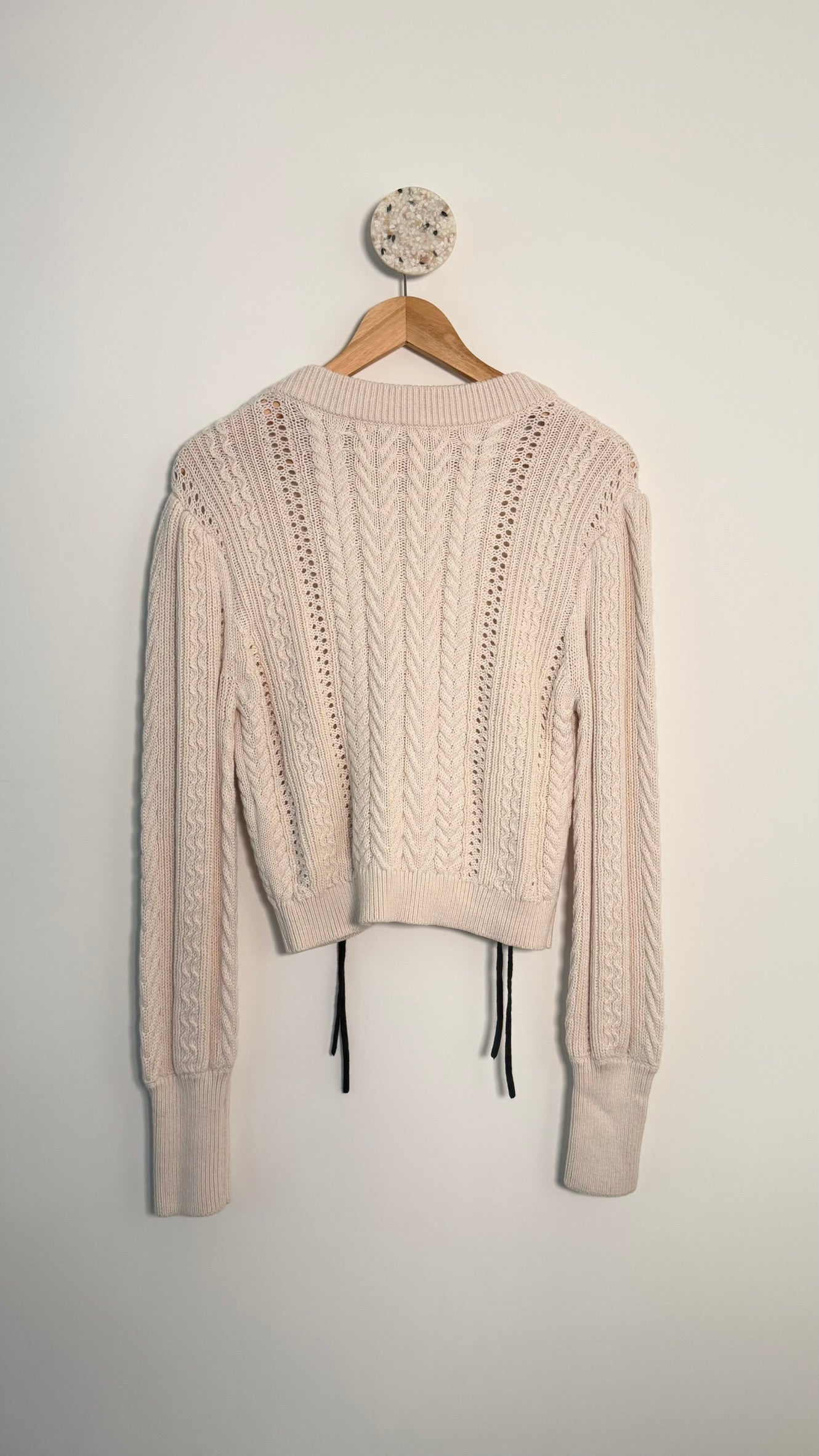 CLAUDIE PIERLOT - Gilet en maille torsadée T40
