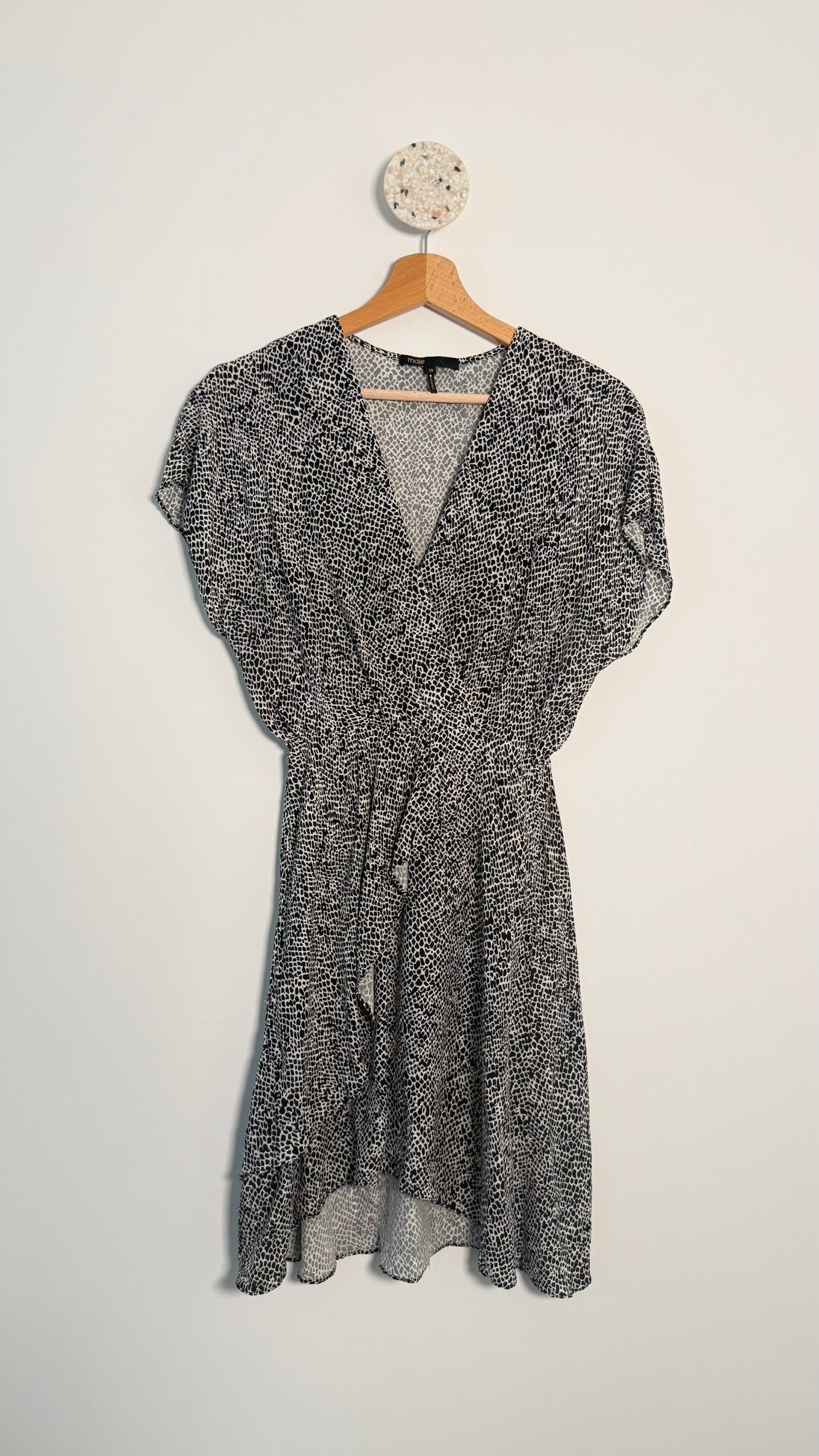 MAJE - Robe fluide imprimée T38