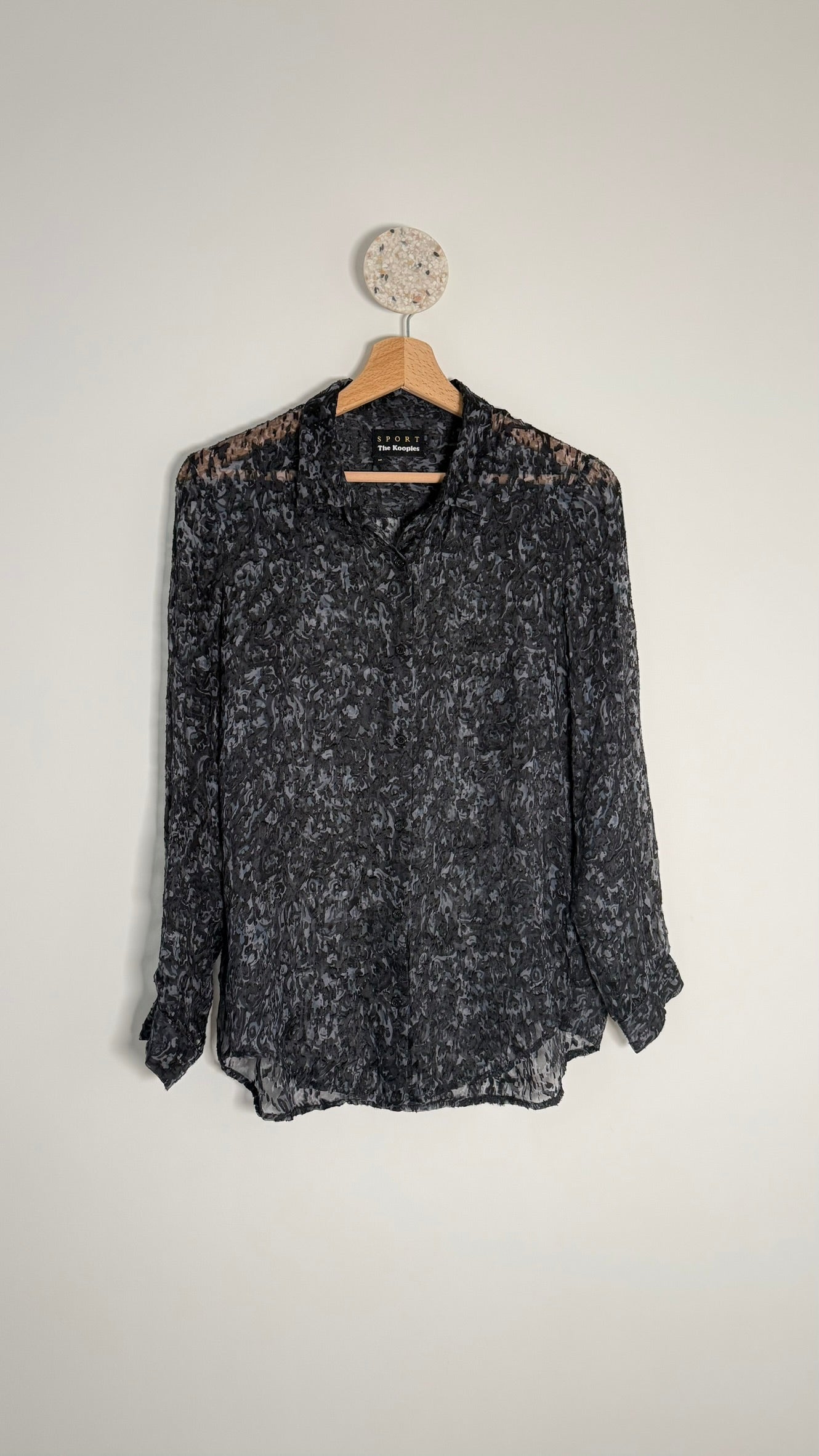 THE KOOPLES SPORT - Chemise fluide imprimée TM