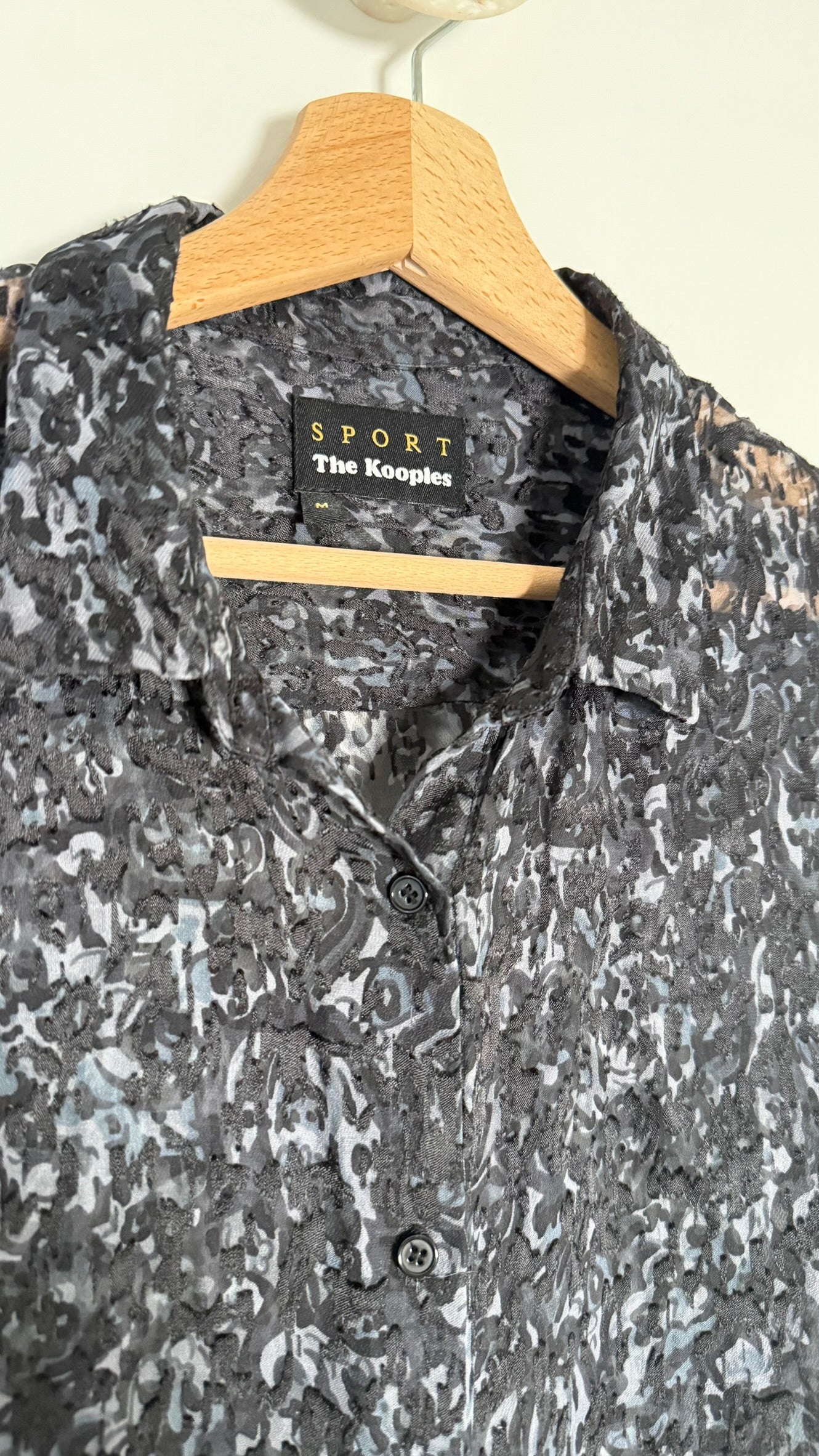 THE KOOPLES SPORT - Chemise fluide imprimée TM