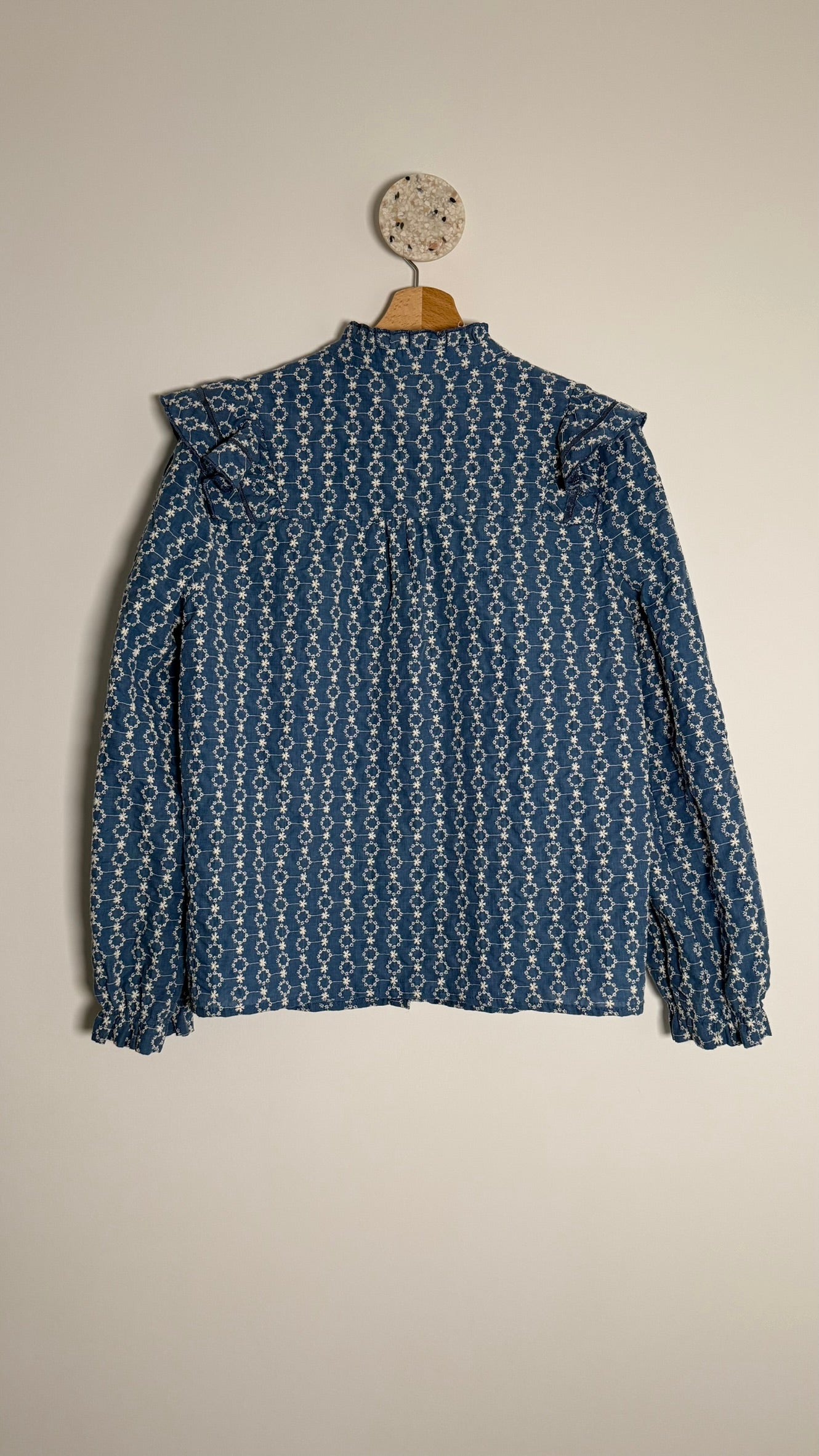 KARL MARC JOHN - Chemise brodée à volants TM