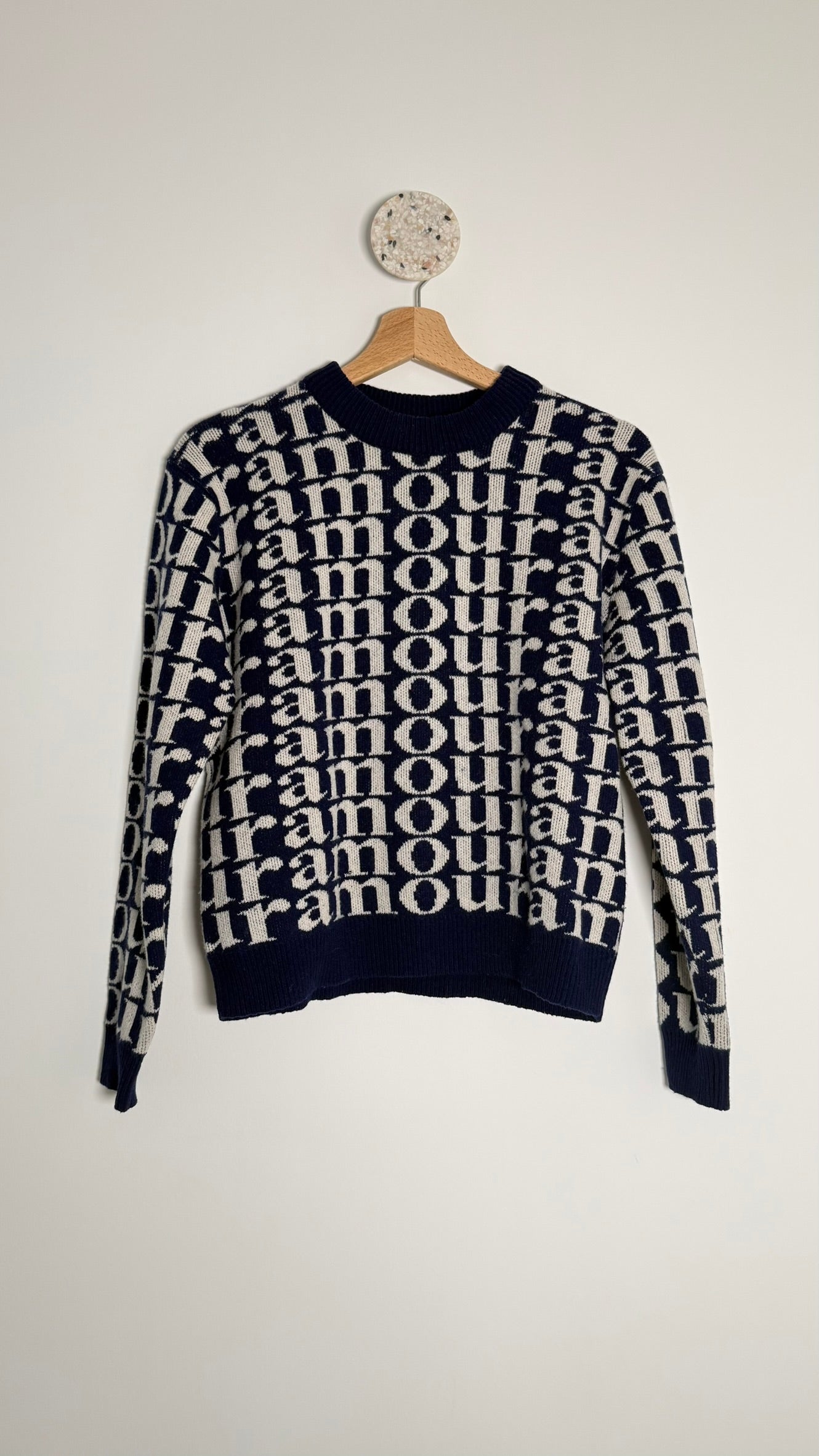 SOEUR - Pull motif "Amour" T2