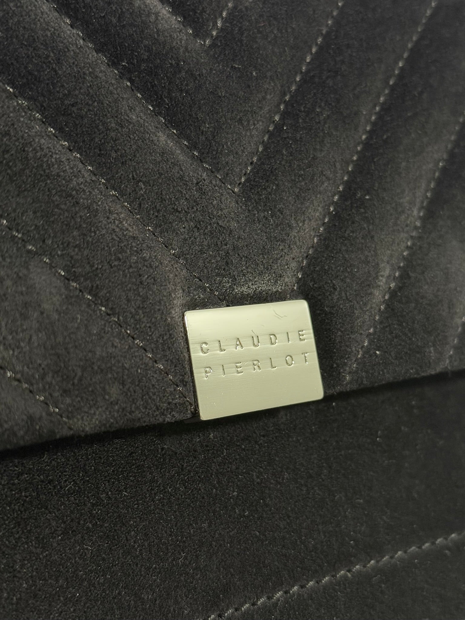 CLAUDIE PIERLOT - Sac bandoulière en velours matelassé