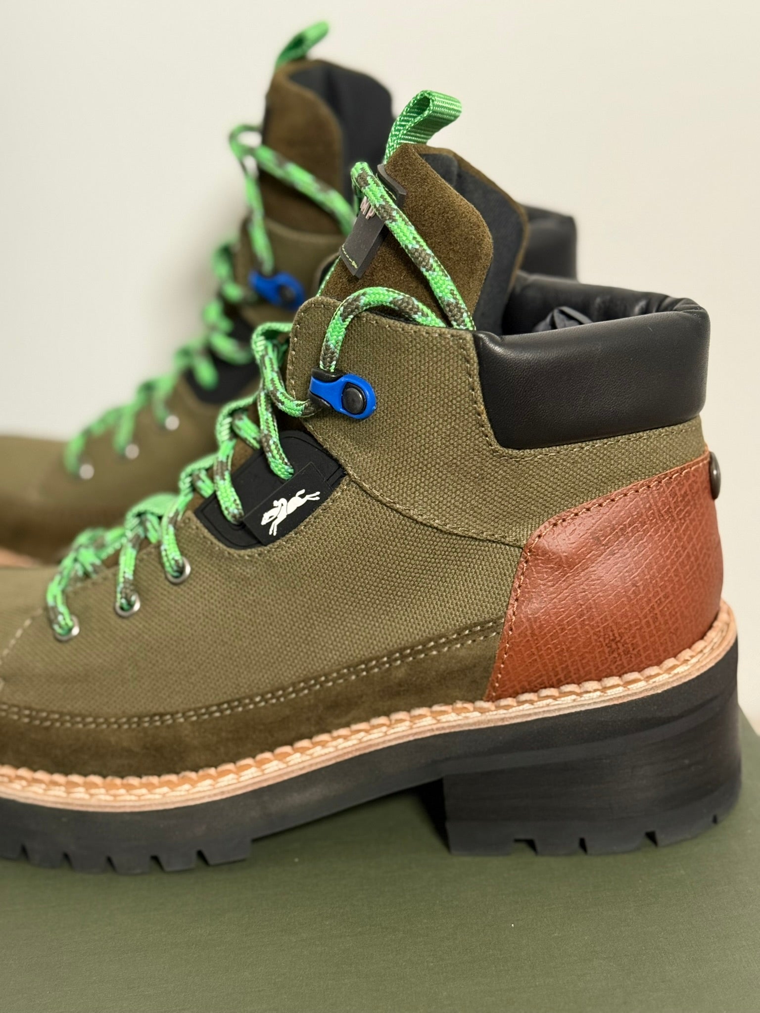 LONGCHAMP - Bottines montantes à lacets T41