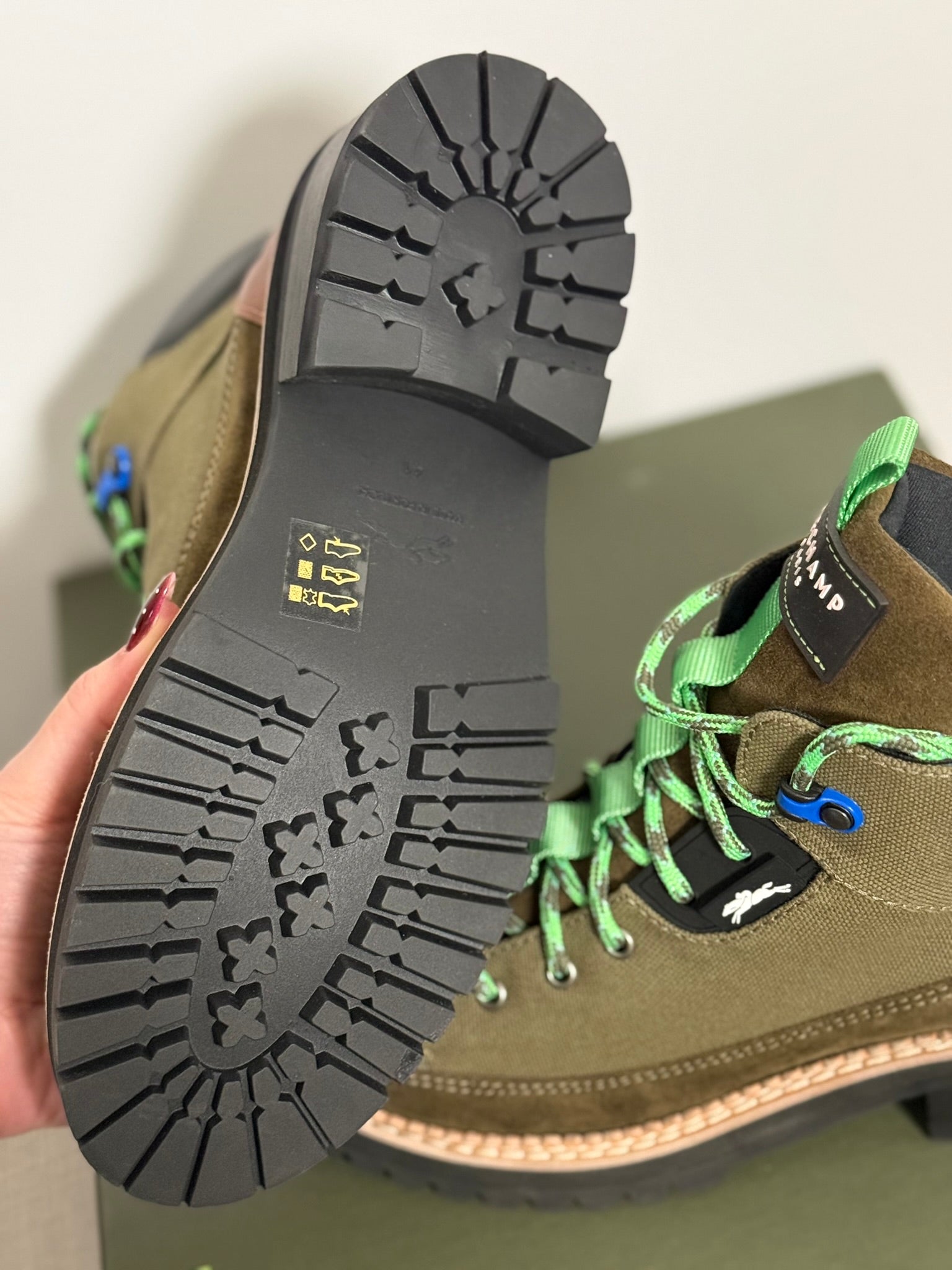 LONGCHAMP - Bottines montantes à lacets T41