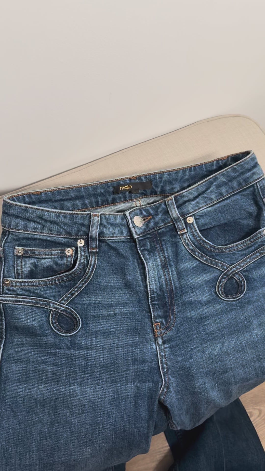 MAJE - Jean flare T38