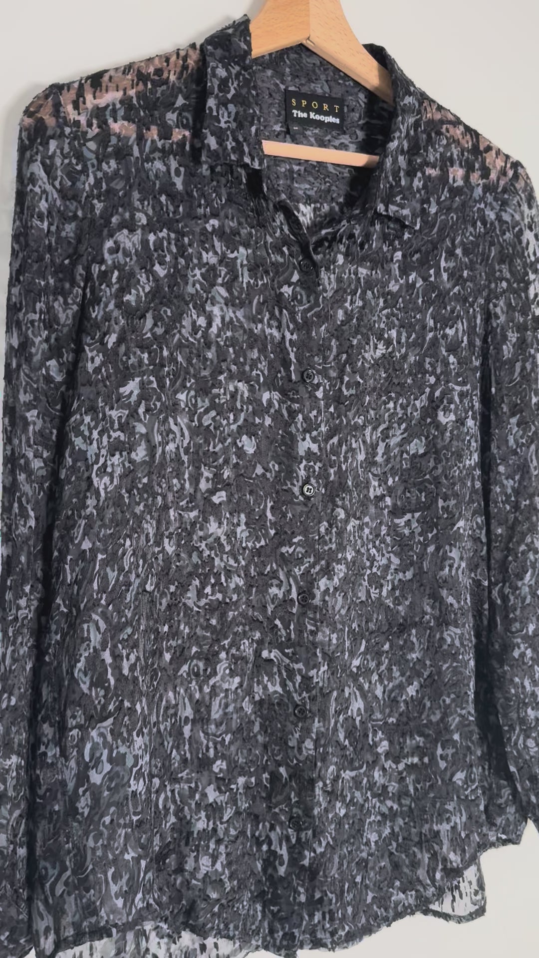 THE KOOPLES SPORT - Chemise fluide imprimée TM