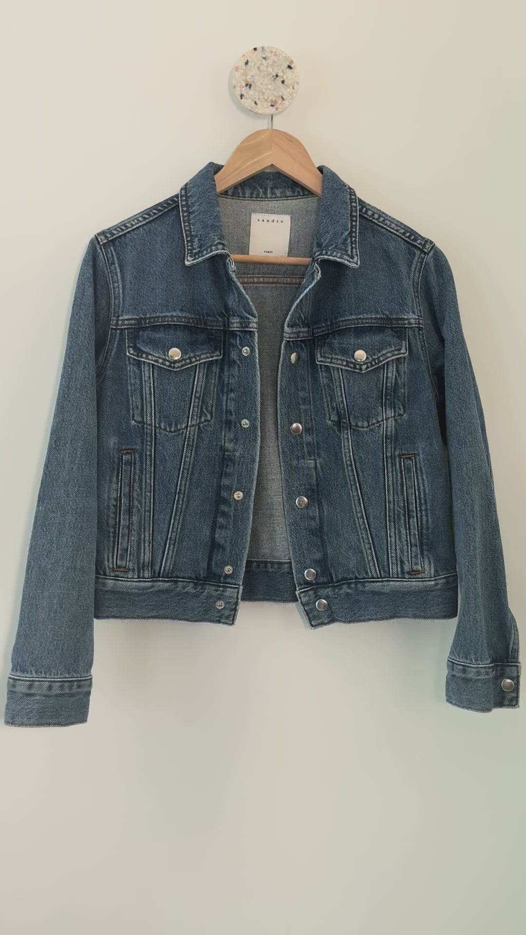 SANDRO - VESTE EN JEAN T1